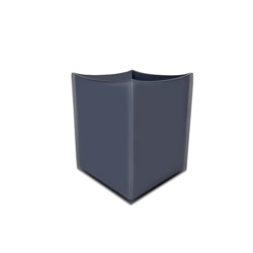 Essentials Collection Wastebasket 8.6 Quart, Smoke